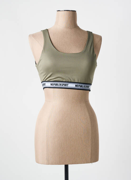 Soutien-gorge sans armature brassieres vert NO PUBLIK femme