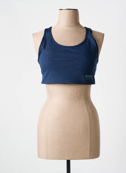 Soutien-gorge sans armature brassieres bleu NO PUBLIK femme