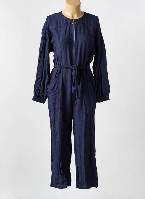 Combi-pantalon coupe cintrée manches longues bleu ZIBI LONDON femme