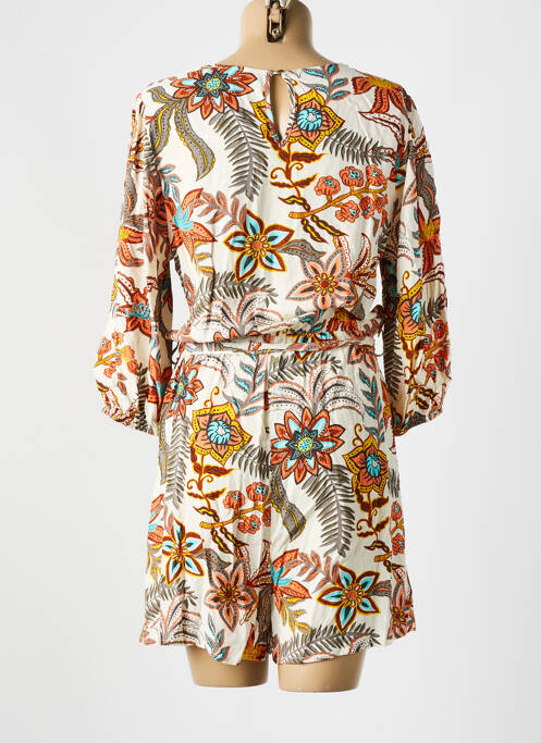 Combishort coupe cintrée manches 3/4 marron GARCIA femme