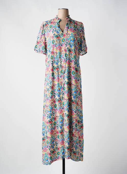 Robe longue bleu C'EST BEAU LA VIE femme