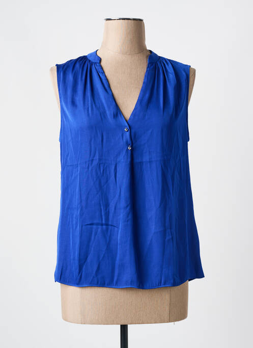 Top bleu MORGAN femme