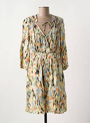 Robe courte manches longues manches longues beige GARCIA femme