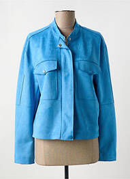 Veste casual tissage suedine bleu TIFFOSI femme