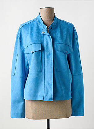 Veste casual tissage suedine bleu TIFFOSI femme