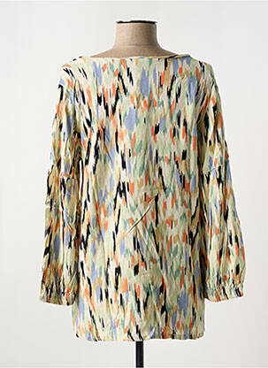 Blouse imprimé fantaisie manches longues beige GARCIA femme