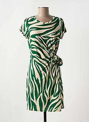 Robe courte vert MORGAN femme