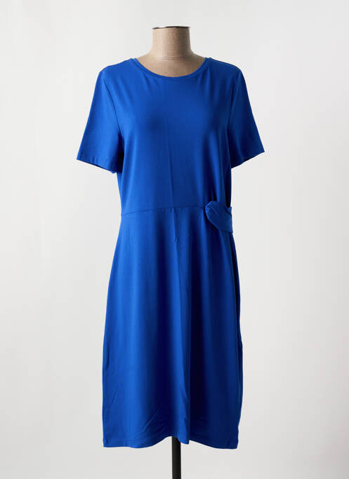 Robe mi-longue manches courtes manches courtes bleu STREET ONE femme