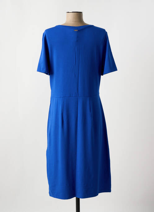 Robe mi-longue manches courtes manches courtes bleu STREET ONE femme