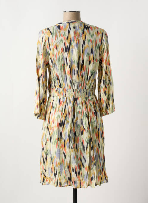 Robe courte manches longues manches longues beige GARCIA femme