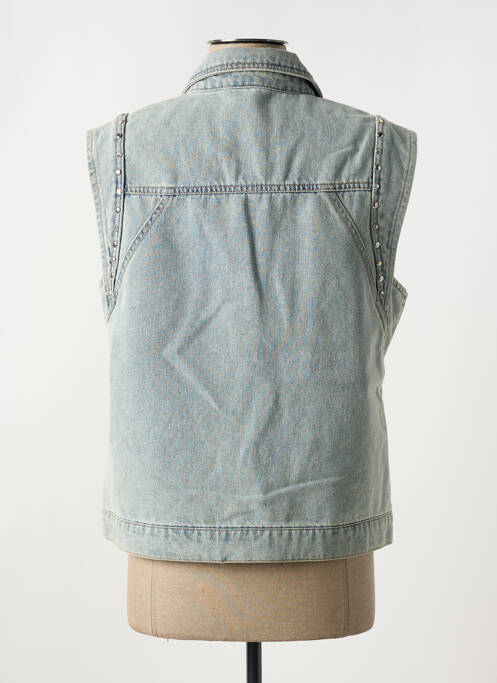 Veste casual poches bleu MORGAN femme