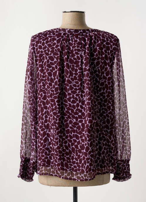 Chemisier tissage crêpe manches longues rouge STREET ONE femme