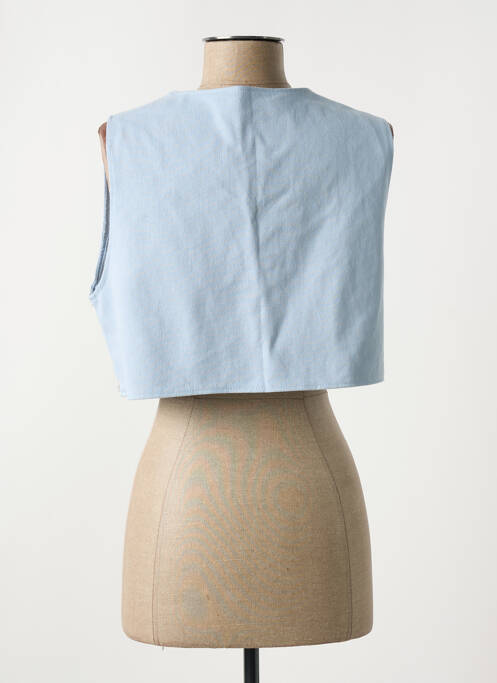 Gilet sans manche bleu GOLDEN LIVE femme