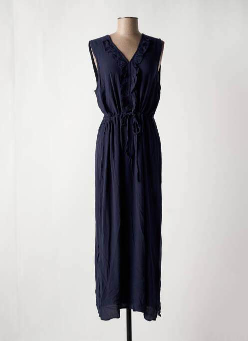 Robe longue bleu ICHI femme