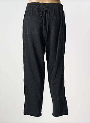 Pantalon droit tissage popeline taille normale noir WHITE STUFF femme