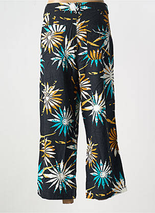 Pantalon large fermeture zippée sous rabat boutonné taille normale noir WHITE STUFF femme