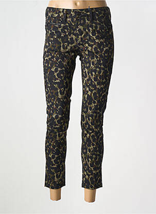 Pantalon 7/8 stretch taille normale noir FREEMAN T.PORTER femme