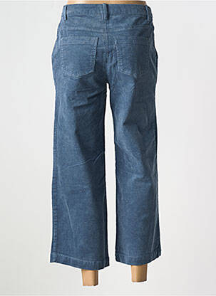 Pantalon 7/8 stretch taille normale bleu ICHI femme