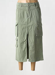 Jupe longue coupe droite vert FREEMAN T.PORTER femme