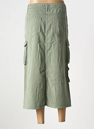 Jupe longue coupe droite vert FREEMAN T.PORTER femme