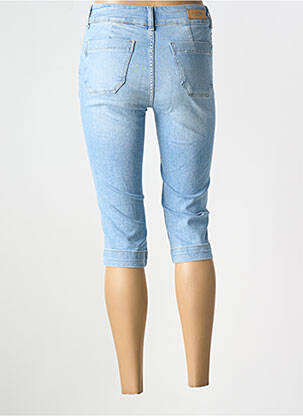 Pantacourt stretch taille normale bleu TIFFOSI femme