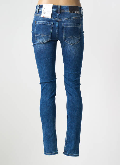 Jeans coupe slim bleu STREET ONE pour femme