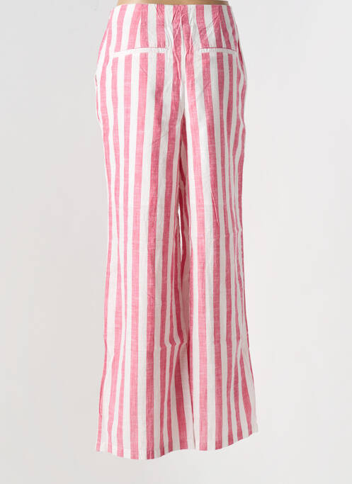 Pantalon large rose ICHI pour femme