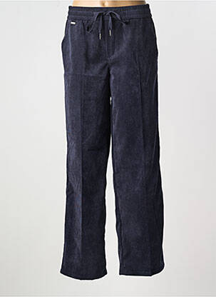 Pantalon droit taille haute taille haute bleu STREET ONE femme