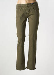 Pantalon slim poches vert FREEMAN T.PORTER femme