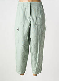 Pantalon cargo taille élastique vert WHITE STUFF femme