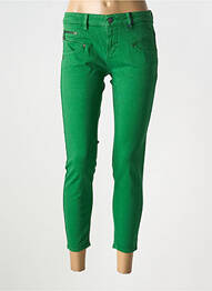 Pantalon slim poches vert FREEMAN T.PORTER femme