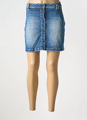 Jupe courte poches bleu FREEMAN T.PORTER femme