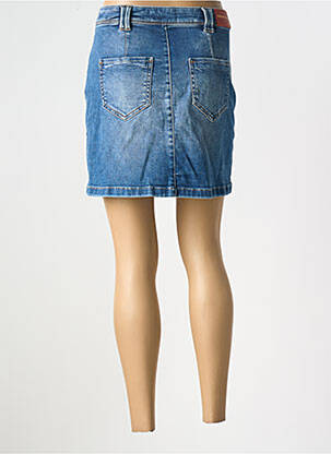 Jupe courte poches bleu FREEMAN T.PORTER femme