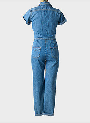 Combi-pantalon fermeture boutonnée sur le devant manches courtes bleu FREEMAN T.PORTER femme
