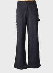 Pantalon flare noir GEISHA pour femme seconde vue