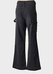 Pantalon flare noir GEISHA pour femme seconde vue
