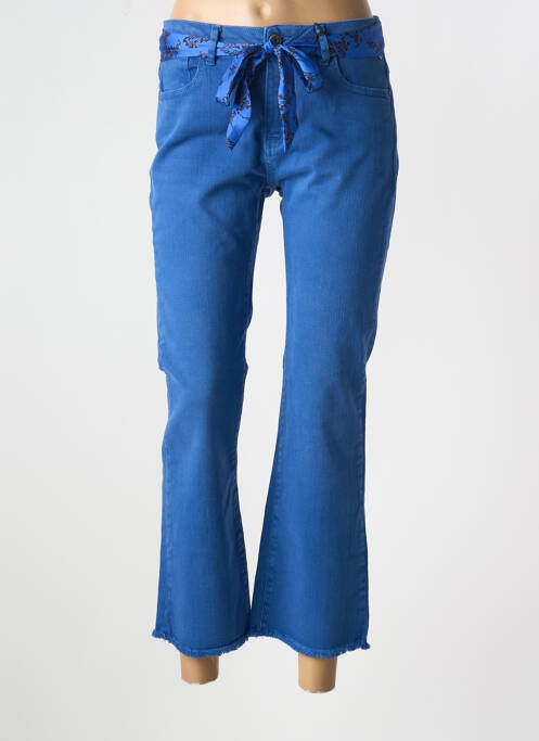 Pantalon 7/8 bleu FREEMAN T.PORTER pour femme