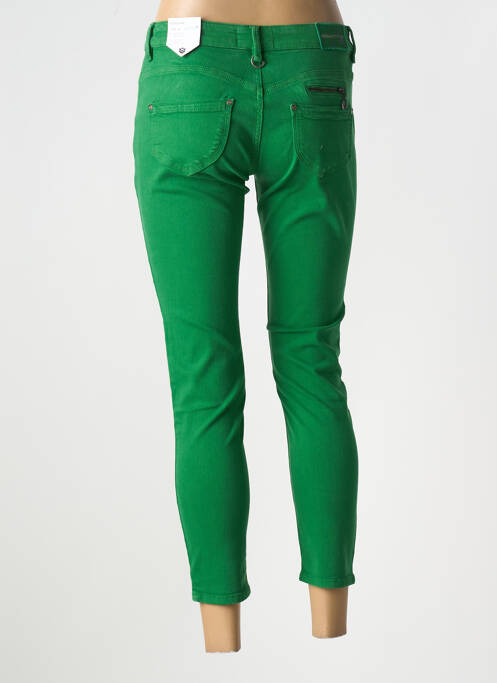 Pantalon slim vert FREEMAN T.PORTER pour femme