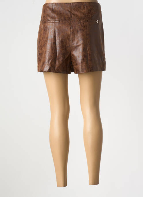 Jupe short marron BSB pour femme