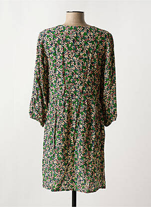 Robe courte manches longues manches longues vert FREEMAN T.PORTER femme