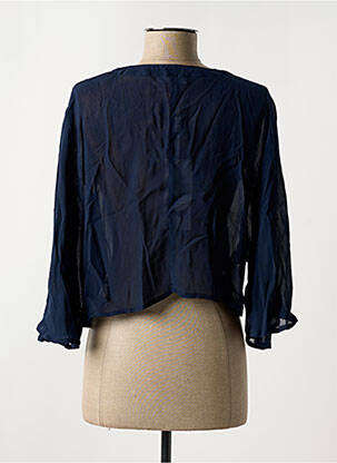 Veste casual coupe cintrée bleu AGATHE & LOUISE femme