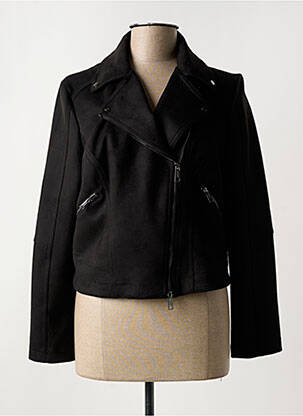 Veste casual tissage suedine noir STREET ONE femme