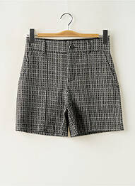 Short fermeture zippée sous rabat boutonné taille normale noir STREET ONE femme
