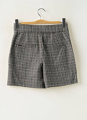 Short fermeture zippée sous rabat boutonné taille normale noir STREET ONE femme