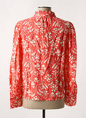 Blouse rouge ICHI pour femme seconde vue