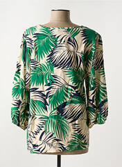 Blouse vert GEISHA pour femme seconde vue