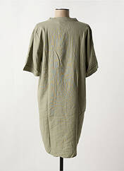 Robe courte vert ICHI pour femme seconde vue