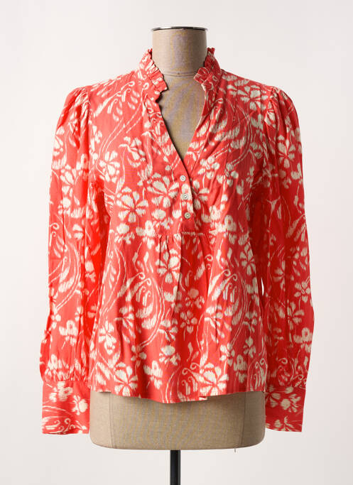 Blouse rouge ICHI pour femme