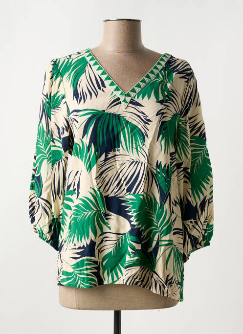 Blouse vert GEISHA pour femme