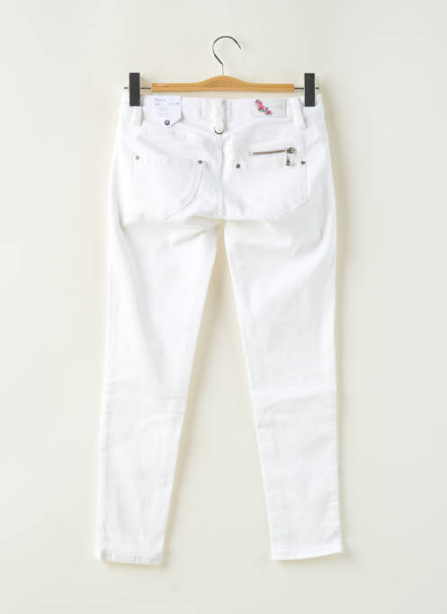 Pantalon slim blanc FREEMAN T.PORTER pour femme